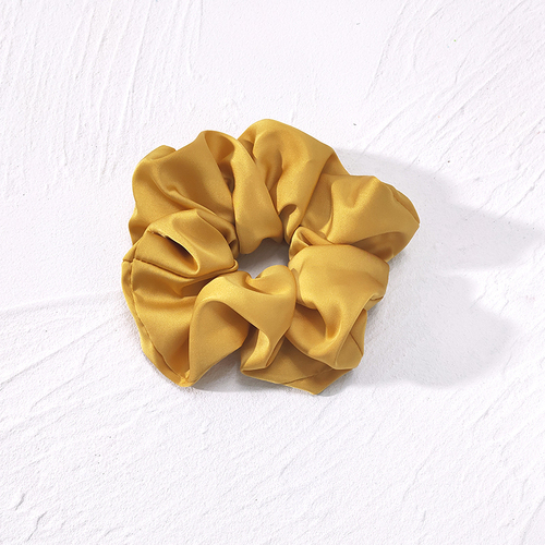 Top quality soft large size various colors satin elastic hair tie scrunchies hair accessories with  price
