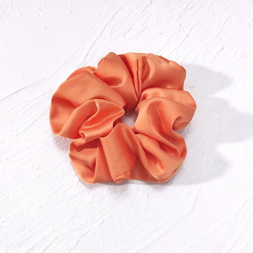 Top quality soft large size various colors satin elastic hair tie scrunchies hair accessories with  price