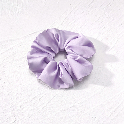 Top quality soft large size various colors satin elastic hair tie scrunchies hair accessories with  price
