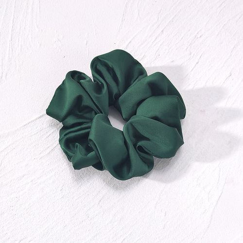 Top quality soft large size various colors satin elastic hair tie scrunchies hair accessories with  price