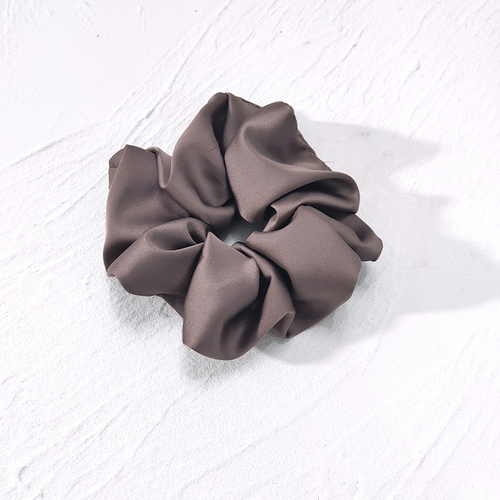 Top quality soft large size various colors satin elastic hair tie scrunchies hair accessories with  price