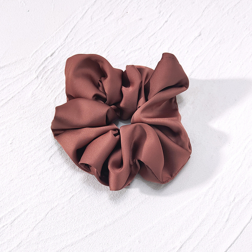 Top quality soft large size various colors satin elastic hair tie scrunchies hair accessories with  price