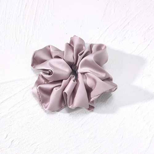 Top quality soft large size various colors satin elastic hair tie scrunchies hair accessories with  price