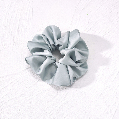 Top quality soft large size various colors satin elastic hair tie scrunchies hair accessories with  price