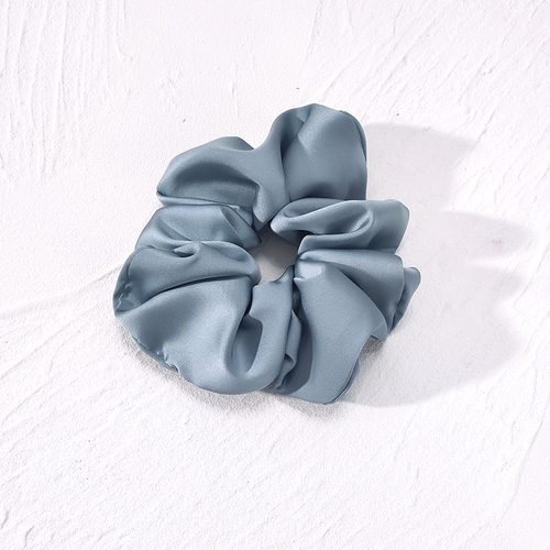Top quality soft large size various colors satin elastic hair tie scrunchies hair accessories with  price