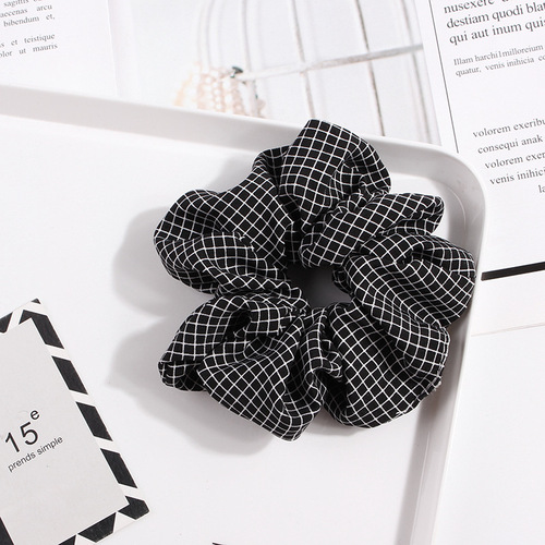 Hot sale high quality elastic hair scrunchies for female  24 colors scrunchies hair ties