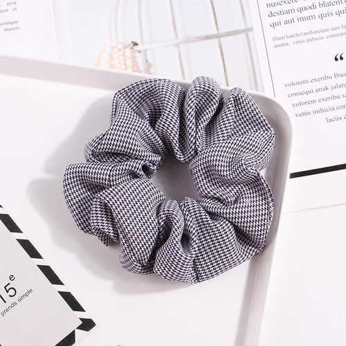 Hot sale high quality elastic hair scrunchies for female  24 colors scrunchies hair ties