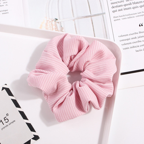 Hot sale high quality elastic hair scrunchies for female  24 colors scrunchies hair ties