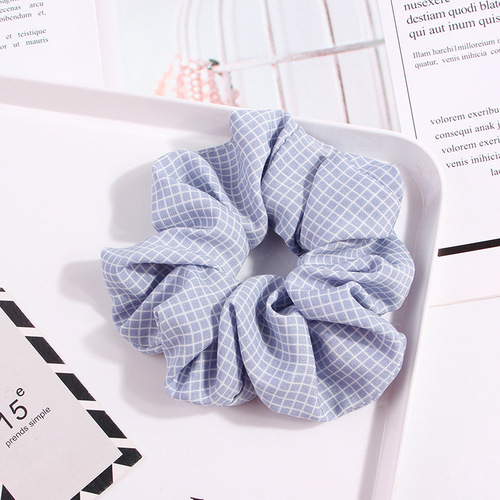 Hot sale high quality elastic hair scrunchies for female  24 colors scrunchies hair ties