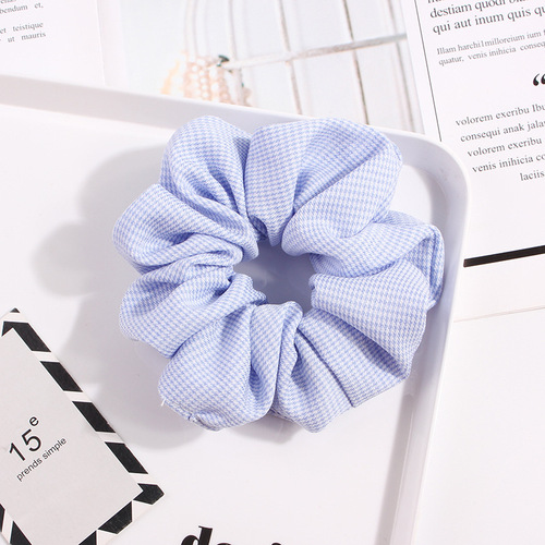 Hot sale high quality elastic hair scrunchies for female  24 colors scrunchies hair ties