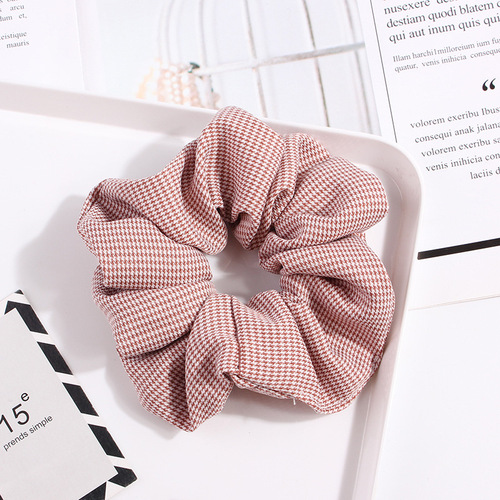 Hot sale high quality elastic hair scrunchies for female  24 colors scrunchies hair ties