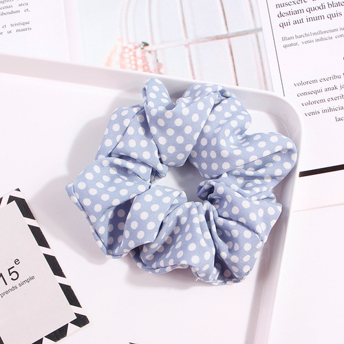 Hot sale high quality elastic hair scrunchies for female  24 colors scrunchies hair ties