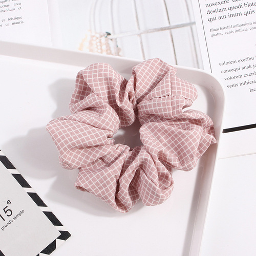 Hot sale high quality elastic hair scrunchies for female  24 colors scrunchies hair ties