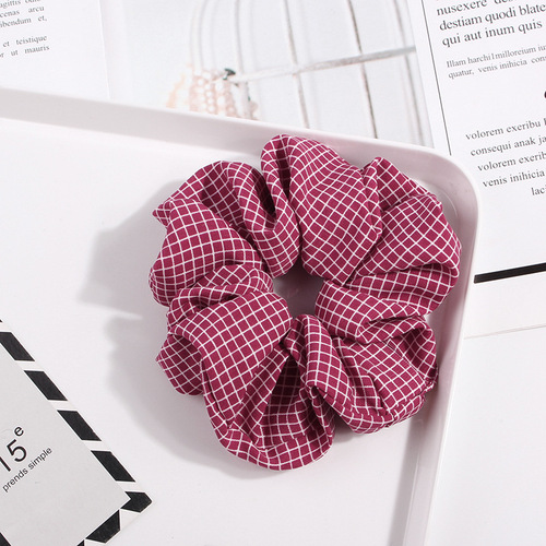 Hot sale high quality elastic hair scrunchies for female  24 colors scrunchies hair ties