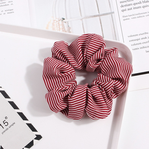 Hot sale high quality elastic hair scrunchies for female  24 colors scrunchies hair ties