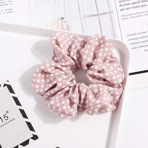 Hot sale high quality elastic hair scrunchies for female  24 colors scrunchies hair ties