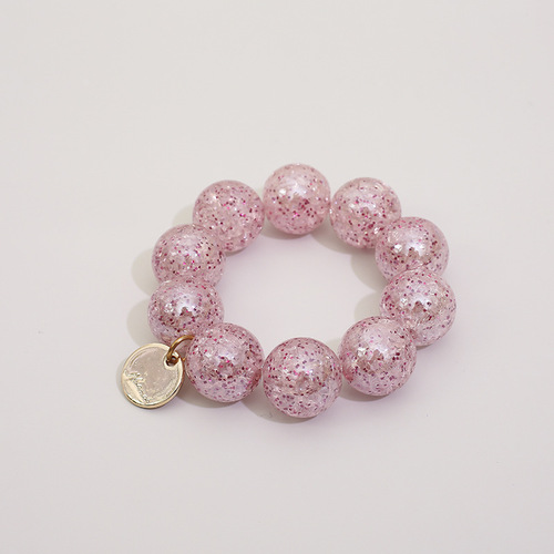 New Design Temperament Imitation Pearl Hair Ties Sweet Versatile Bead Hair Band For Girls 