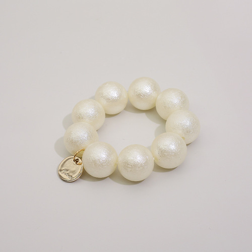 New Design Temperament Imitation Pearl Hair Ties Sweet Versatile Bead Hair Band For Girls 