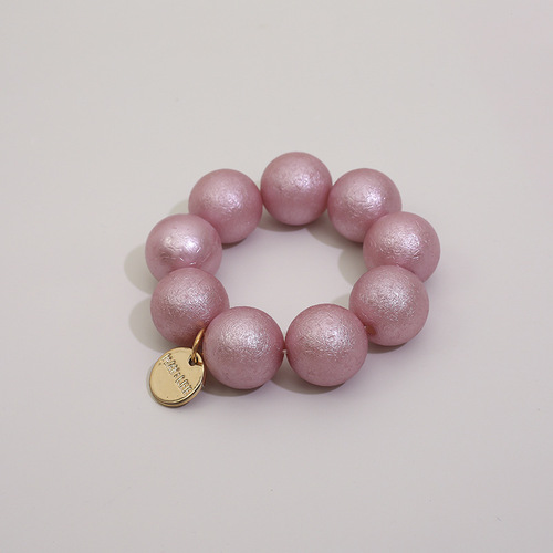 New Design Temperament Imitation Pearl Hair Ties Sweet Versatile Bead Hair Band For Girls 
