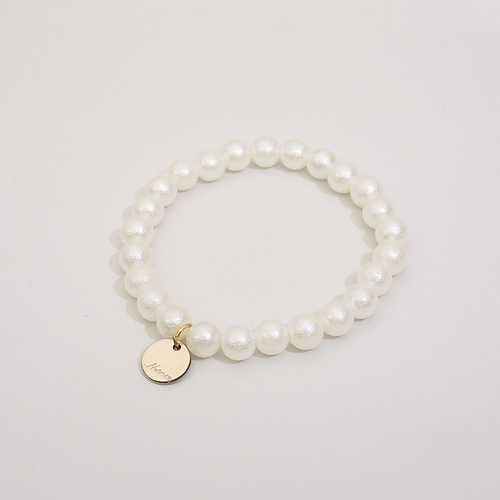 New Design Temperament Imitation Pearl Hair Ties Sweet Versatile Bead Hair Band For Girls 