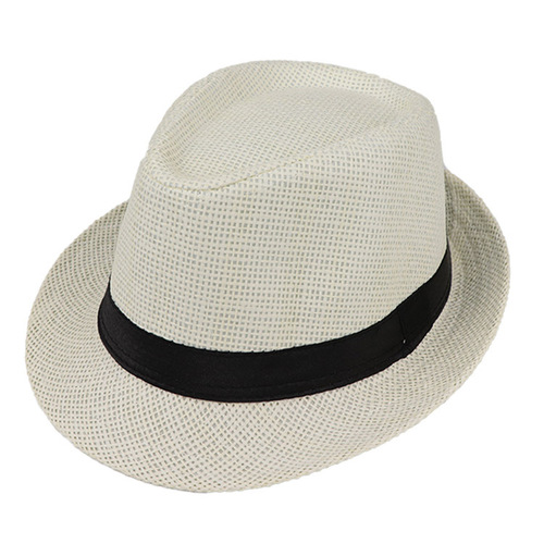 WoZhen Solid Color Parent Child Woven Straw Hat Summer Autumn Sun Protection Cap