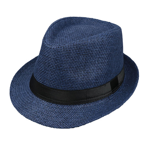 WoZhen Solid Color Parent Child Woven Straw Hat Summer Autumn Sun Protection Cap