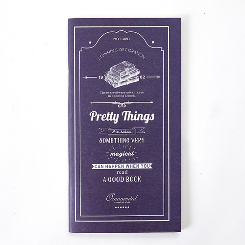 Retro TN Pocket Inner Core Book Series Creative Cute Small Size A6 Notebook