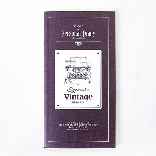 Retro TN Pocket Inner Core Book Series Creative Cute Small Size A6 Notebook