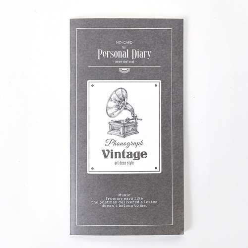 Retro TN Pocket Inner Core Book Series Creative Cute Small Size A6 Notebook