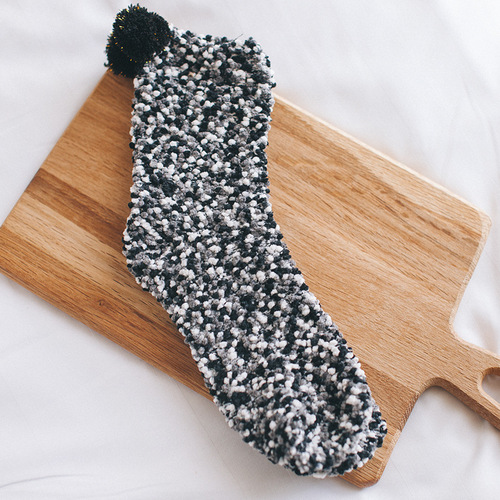 Party gift women's candy color hosiery 3D design gift box women's tube socks winter cozy sock cmax cupcake socks