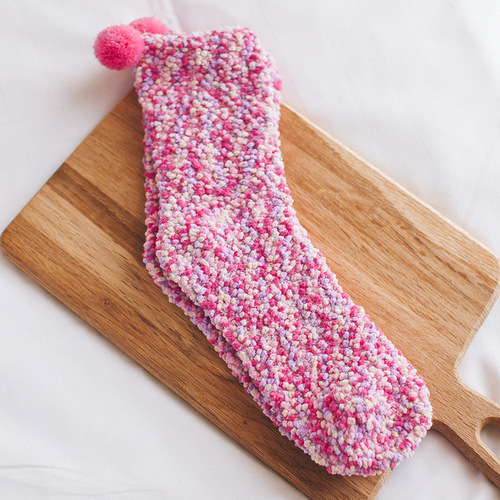 Party gift women's candy color hosiery 3D design gift box women's tube socks winter cozy sock cmax cupcake socks