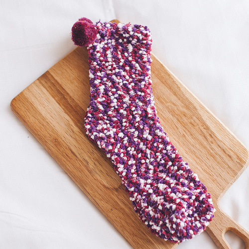 Party gift women's candy color hosiery 3D design gift box women's tube socks winter cozy sock cmax cupcake socks