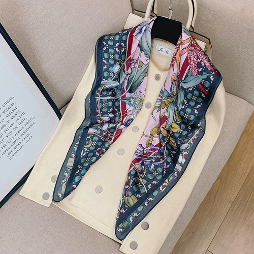 Printing Square Silk Scarves 100% Silk Scarf