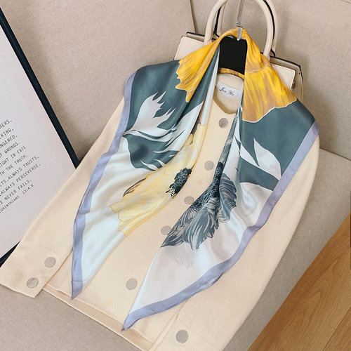 Printing Square Silk Scarves 100% Silk Scarf