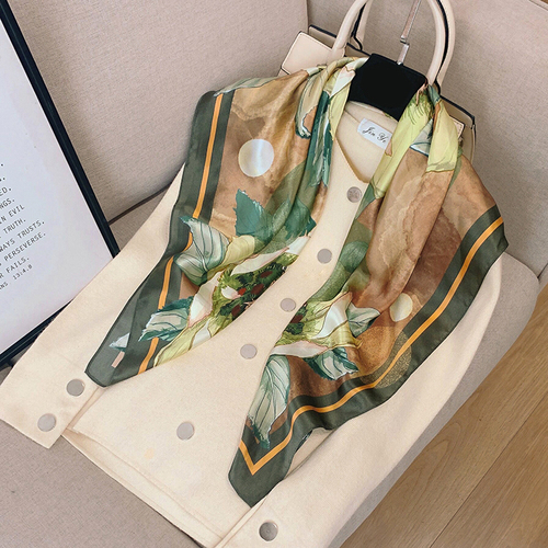 Printing Square Silk Scarves 100% Silk Scarf