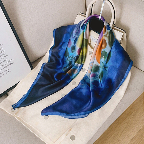 Printing Square Silk Scarves 100% Silk Scarf