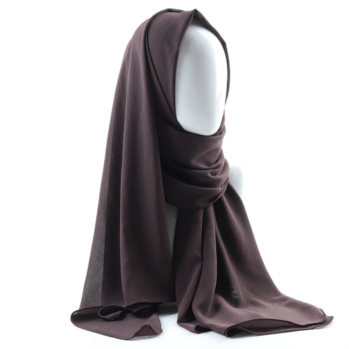 Women solid plain crepe chiffon muslim wedding hijab scarf wraps soft long shawls crinkle chiffon muslim hijab