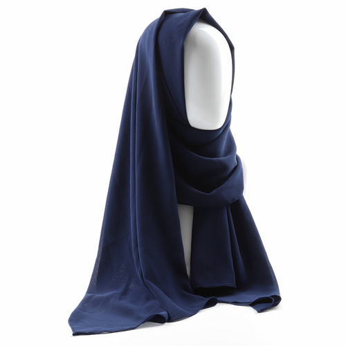 Women solid plain crepe chiffon muslim wedding hijab scarf wraps soft long shawls crinkle chiffon muslim hijab