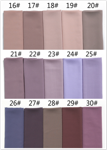 New not see through  premium chiffon hijab chiffon solid color high quality pearl chiffon hijab scarf