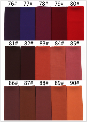 New not see through  premium chiffon hijab chiffon solid color high quality pearl chiffon hijab scarf