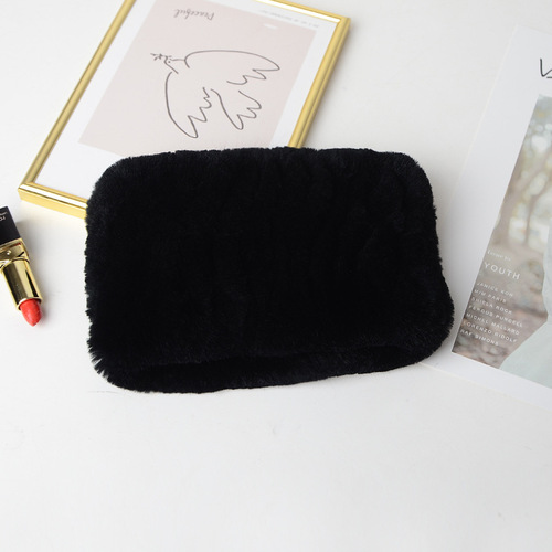 Winter Knit Rex Rabbit Fur Headbands High Elastic Knitted Neck Warmer Scarves for Women