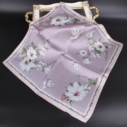 New fashion large square 100% silk digital print scarf