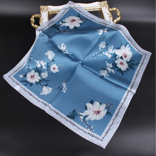 New fashion large square 100% silk digital print scarf