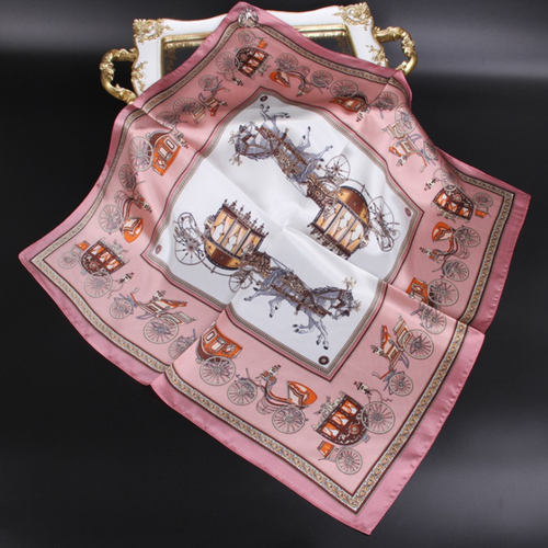 New fashion large square 100% silk digital print scarf