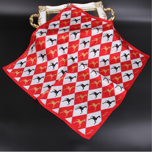 New fashion large square 100% silk digital print scarf