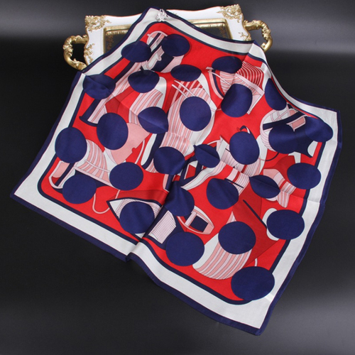 New fashion large square 100% silk digital print scarf