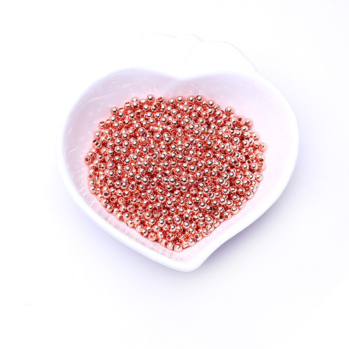 diy jewelry hand beaded accessories 14k gold-packed color-preserving beads small gold pearlescent solid loose beads   AP