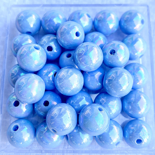 8mm plastic beads AB color round beads for Jewelry making children diy plastic  beads