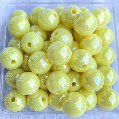 8mm plastic beads AB color round beads for Jewelry making children diy plastic  beads