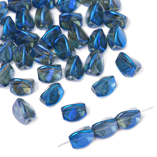  Electroplated Crystal Faceted Beads For Bracelet Making Glass Beads Crystal DIY Irregular Beads